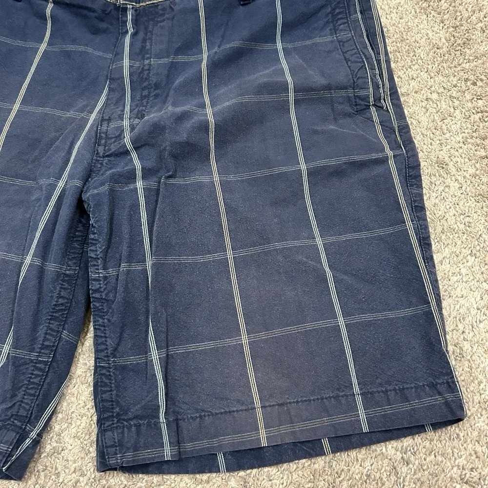 Vintage‎ The North Face Plaid Shorts Mens 38 Blue 9